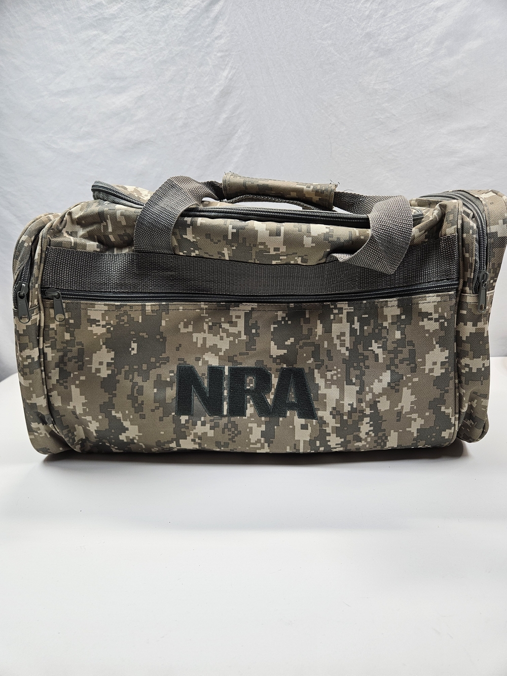 NRA Duffle Bag Gym National Rifle Association Camo Camouflage Tactical Travel